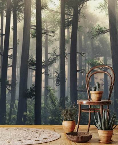 Carta da parati Misty Forest