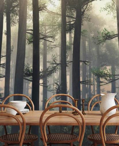 Misty Forest Wallpaper