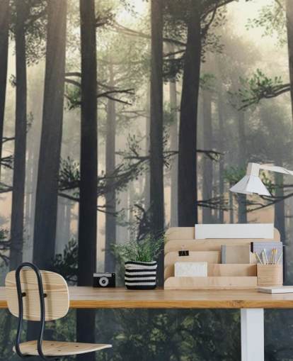 Carta da parati Misty Forest