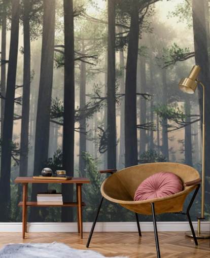 Papier peint Misty Forest Papier peint Misty Forest