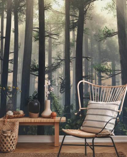 Papier peint Misty Forest
