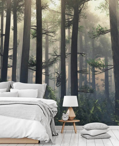 Misty Forest Wallpaper Misty Forest Wallpaper