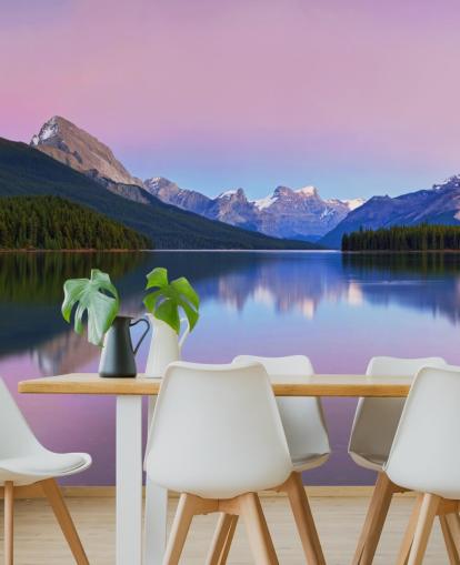 Fondo de pantalla de vistas panorámicas al lago y