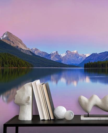 Fondo de pantalla de vistas panorámicas al lago y