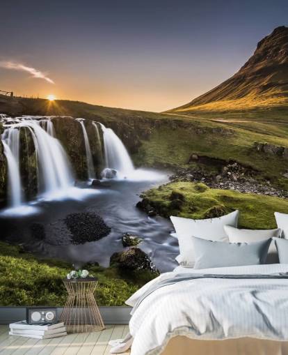 Cachoeira em Green Countryside Wallpaper Cachoeira em Green Countryside Wallpaper