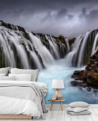 Bruarfoss 2 Waterfall Wallpaper