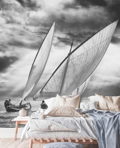 Black and White Boats Wallpaper Black and White Boats Wallpaper