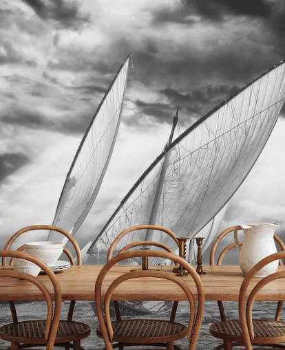 Black and White Boats Wallpaper Black and White Boats Wallpaper