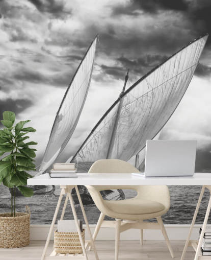 Black and White Boats Wallpaper Black and White Boats Wallpaper