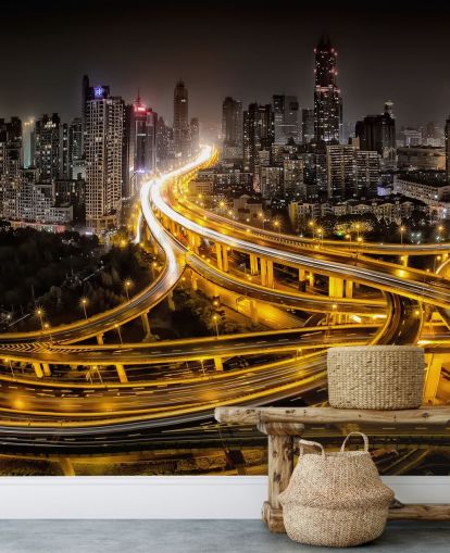 shanghai lit up at night wallpaper shanghai lit up at night wallpaper