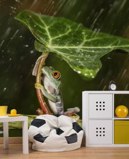 Papel de Parede de Guarda-Chuva Folha Papel de Parede de Guarda-Chuva Folha