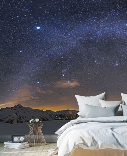 Starry Night Sky -seinämaalaus