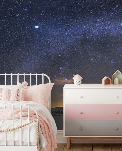 Starry Natthimmel väggmålning