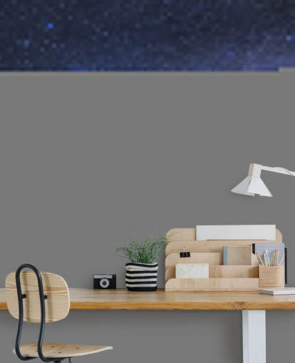 Mural da parede do céu da noite estrelada