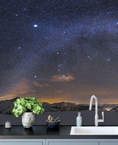 Starry Night Sky Wall Mural