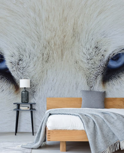 Blå Wolf Eyes Bakgrund