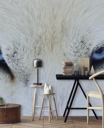 Blue Wolf Eyes Wallpaper