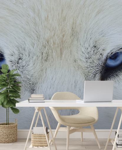 Papel de parede Blue Wolf Eyes