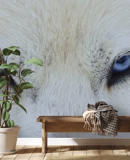 Papel de parede Blue Wolf Eyes