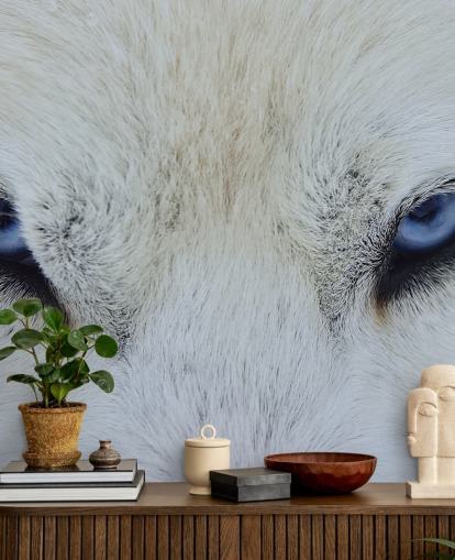 Papier Peint Blue Wolf Eyes