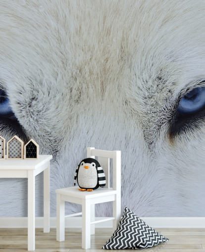 Blue Wolf Eyes Wallpaper