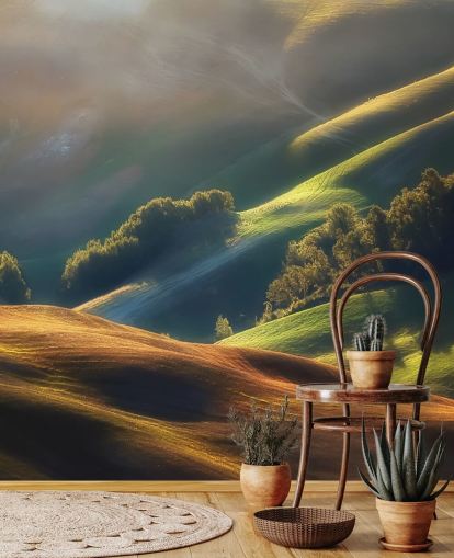 Papier Peint Fresque Campagne en Toscane