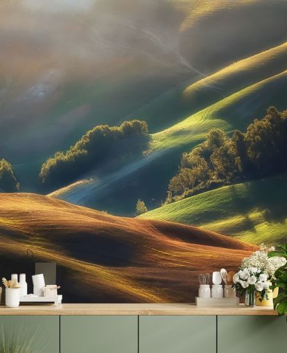 Papier Peint Fresque Campagne en Toscane