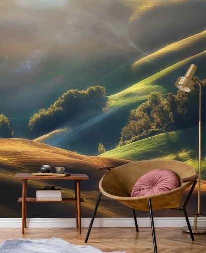 Evening Countryside in Tuscany Wall Mural