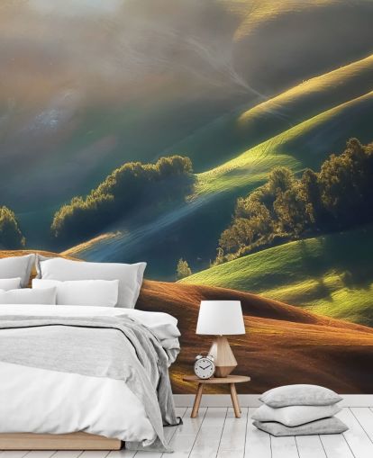 Evening Countryside in Tuscany Wall Mural