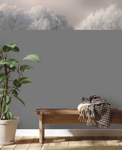 Snøhvit skog og innsjø tapet Snøhvit skog og innsjø tapet