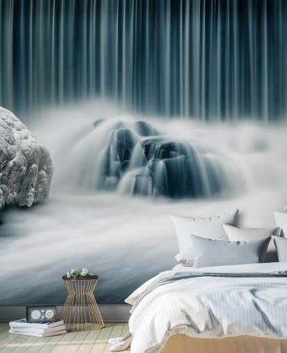 Frozen Waterfall Wall Mural