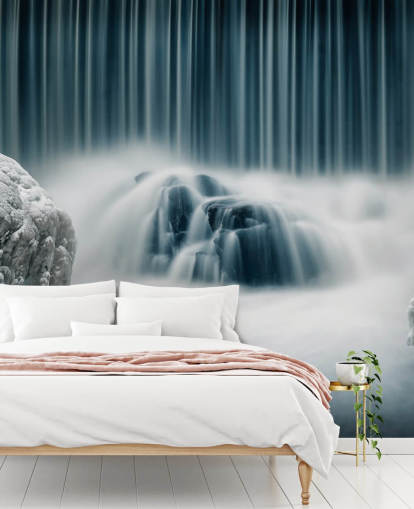 Frozen Waterfall Wall Mural