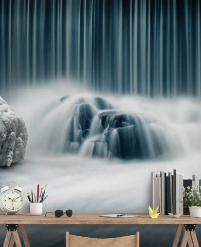 Frozen Waterfall Wall Mural