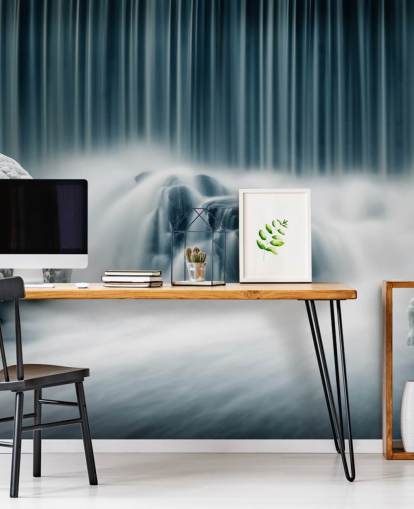 Frozen Waterfall Wall Mural