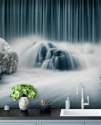 Fotomural Cascada congelada