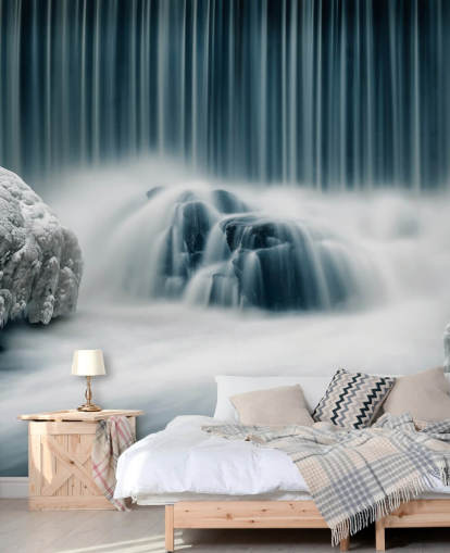Frozen Waterfall Wall Mural