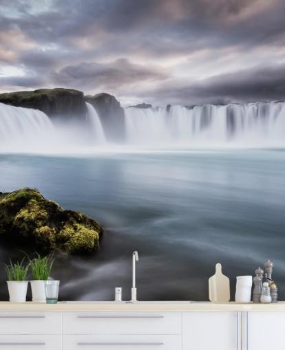 Large Waterfall Wall Mural Large Waterfall Wall Mural