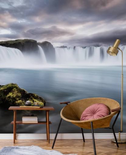 Decorazione murale con cascata grande Decorazione murale con cascata grande