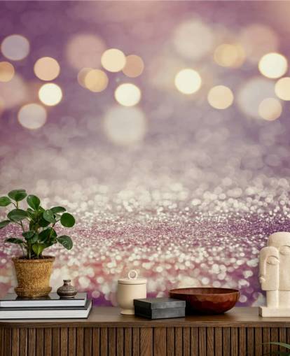 Purple Rain Glitter Mural Purple Rain Glitter Mural