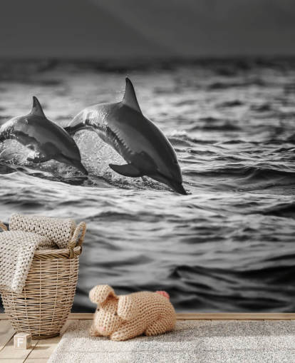 Black and White Dolphin Wallpaper Black and White Dolphin Wallpaper