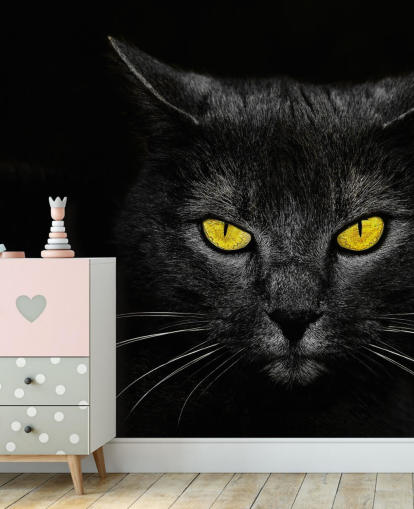black cat face with yellow eyes wallpaper black cat face with yellow eyes wallpaper