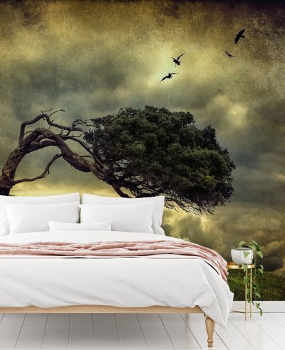 Stormy Tree behang