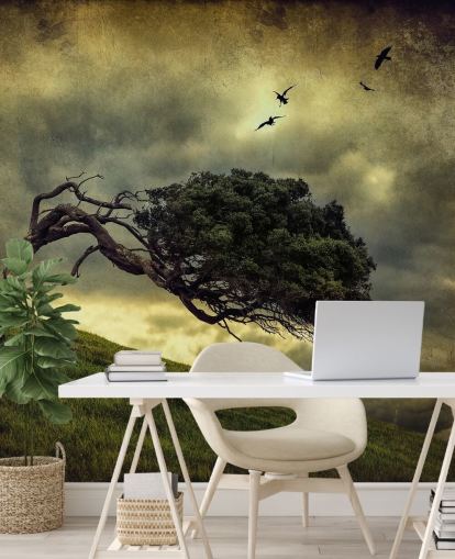Stormy Tree behang