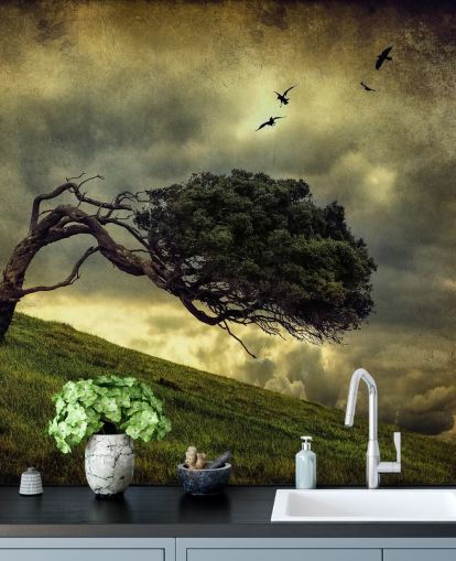 Fondo de pantalla de Stormy Tree