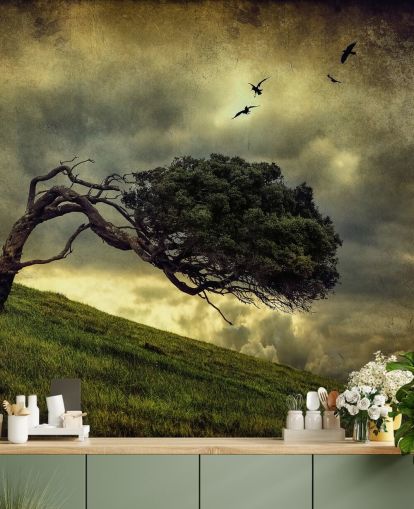 Papier peint Stormy Tree