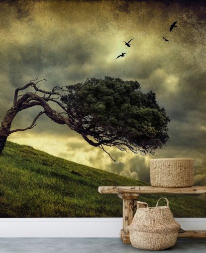 Stormy Tree behang