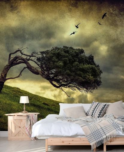 Stormy Tree Baggrund