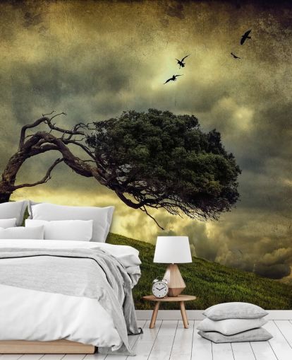 Papier peint Stormy Tree Papier peint Stormy Tree