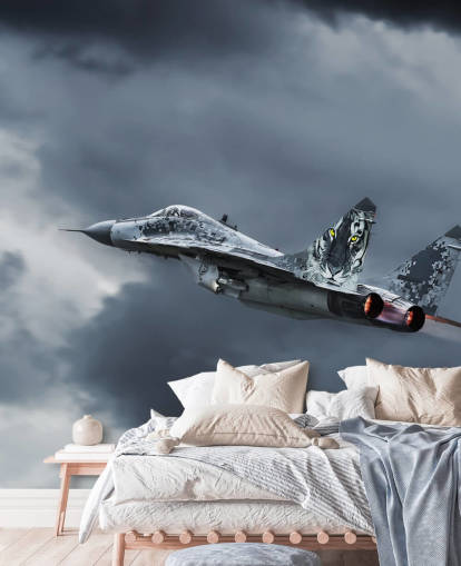 Flying Aircraft Wallpaper Mural