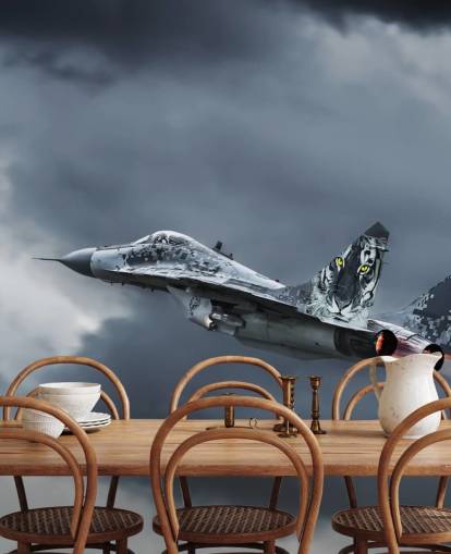 Flying Aircraft Wallpaper Mural